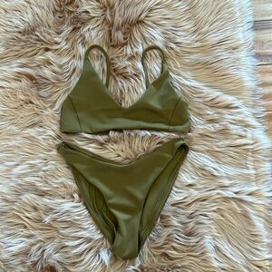 Left On Friday Olive Bikini Set
